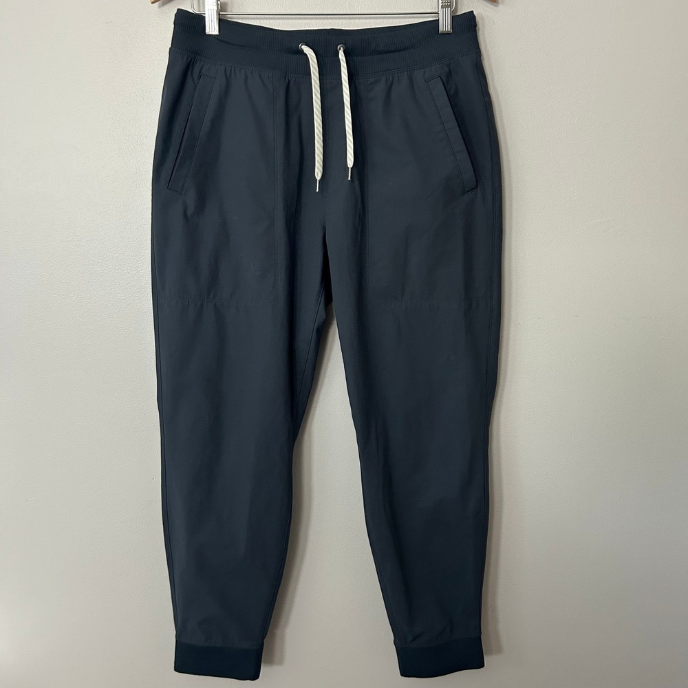 Vuori Pants Mens M Meta Joggers Charcoal Gray Performance Stretch Activewear - Picture 2 of 11